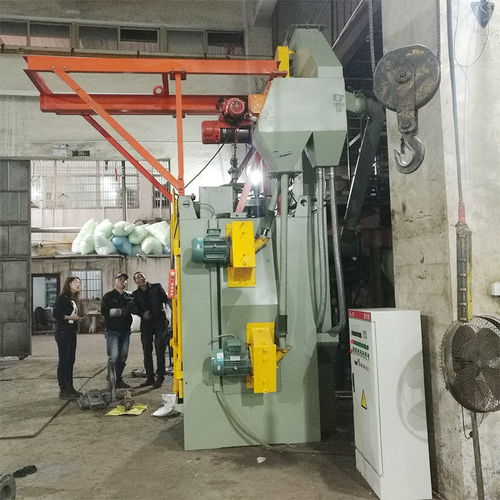 Q372吊鉤式拋丸機 五金掛具吊掛式拋丸在機電行業(yè)的關(guān)鍵應用